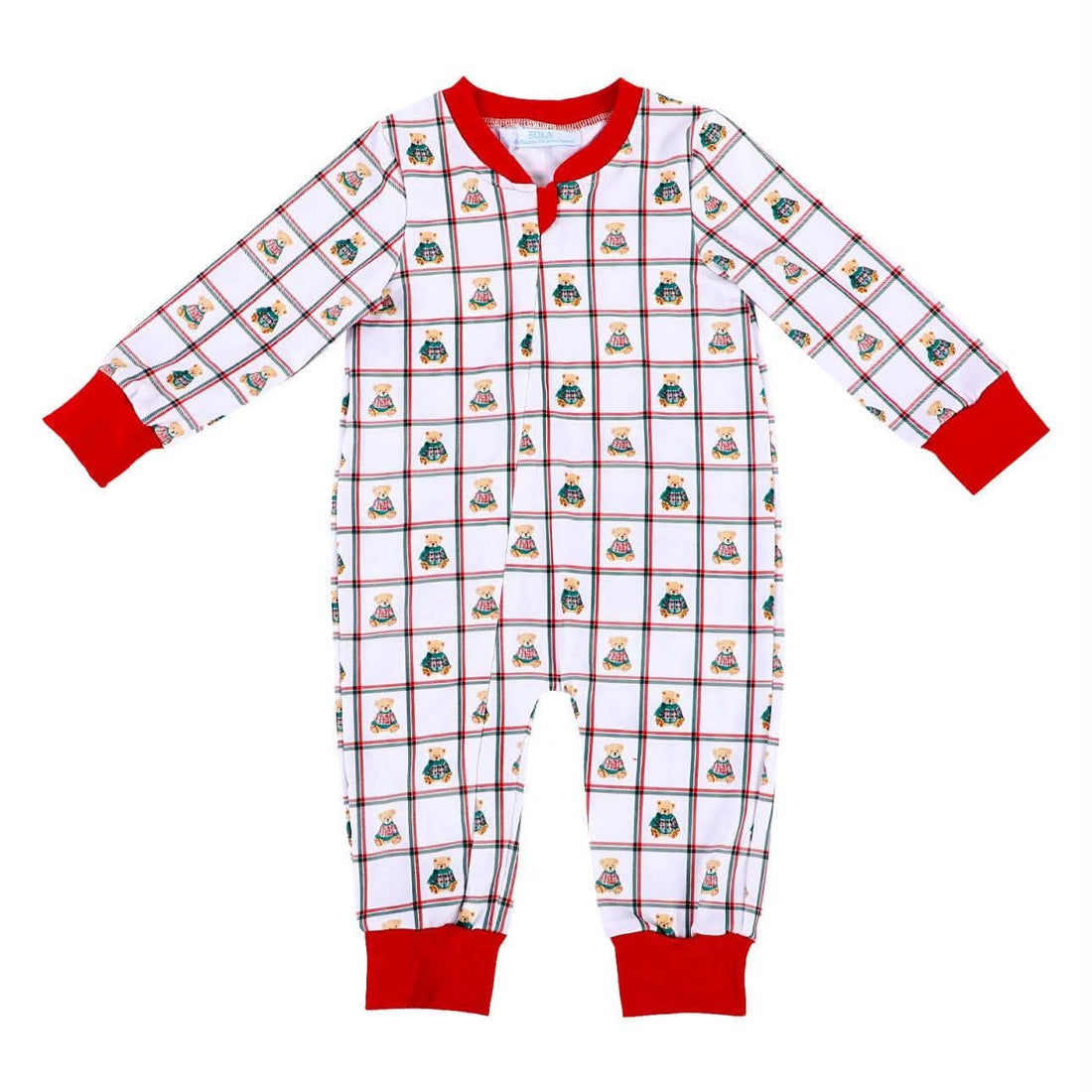 Holiday Teddy Bear Lounge Onesie