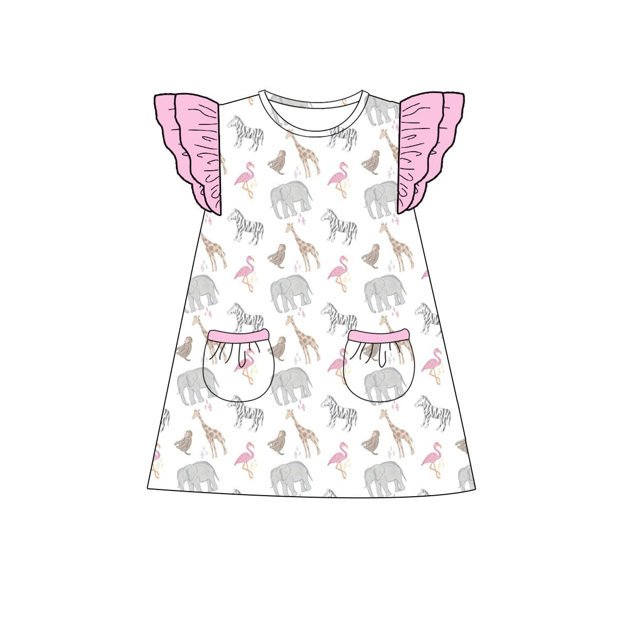 Preorder Zoo Animal Girl Dress