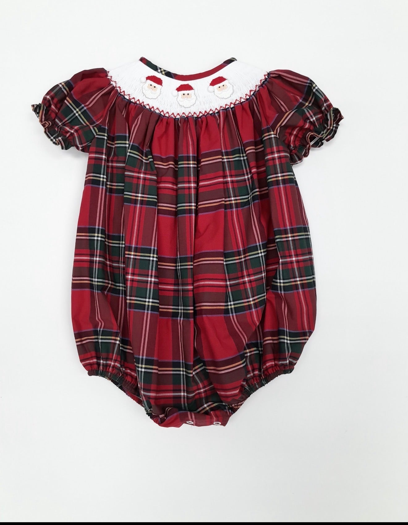 Sample Santa Tartan Girl Bubble