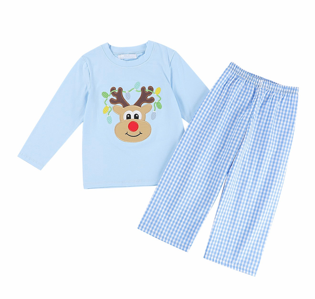 Sample Pastel Reindeer Pant Set