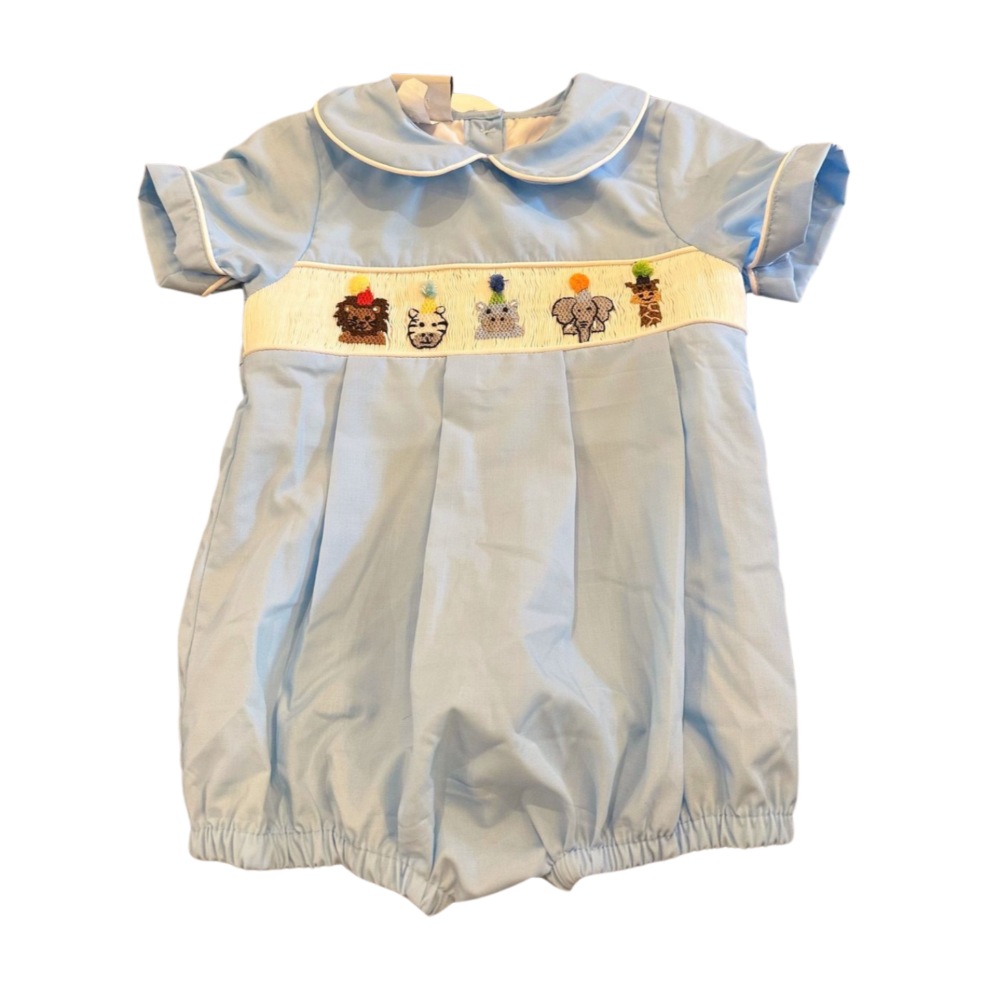 Ready To Ship Smock Party Animal Boy Bubble