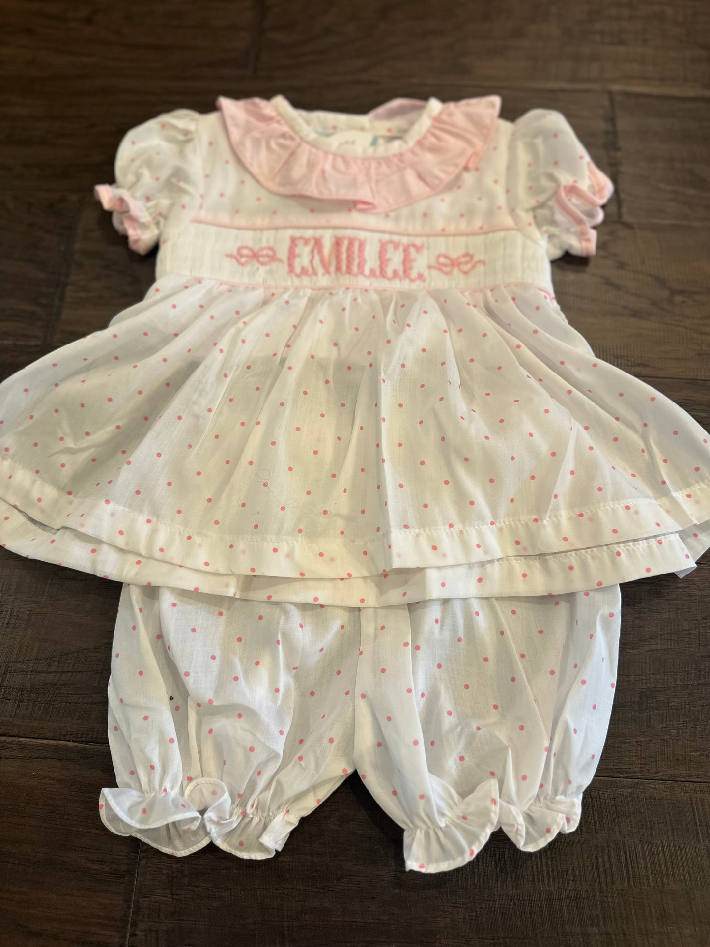 2026 Custom Bow Girl Bloomer Set