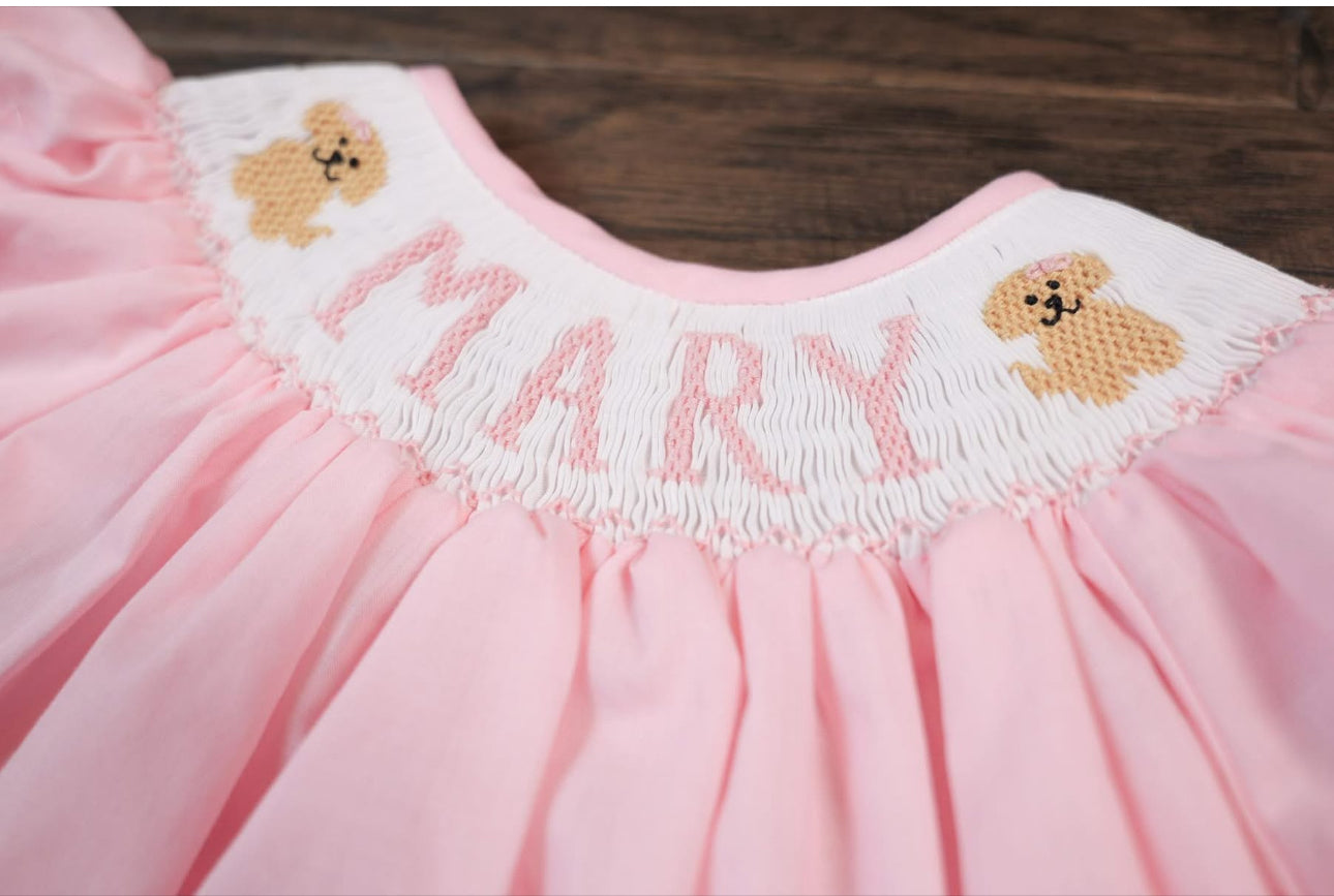 2026 Puppy Custom Name Smock