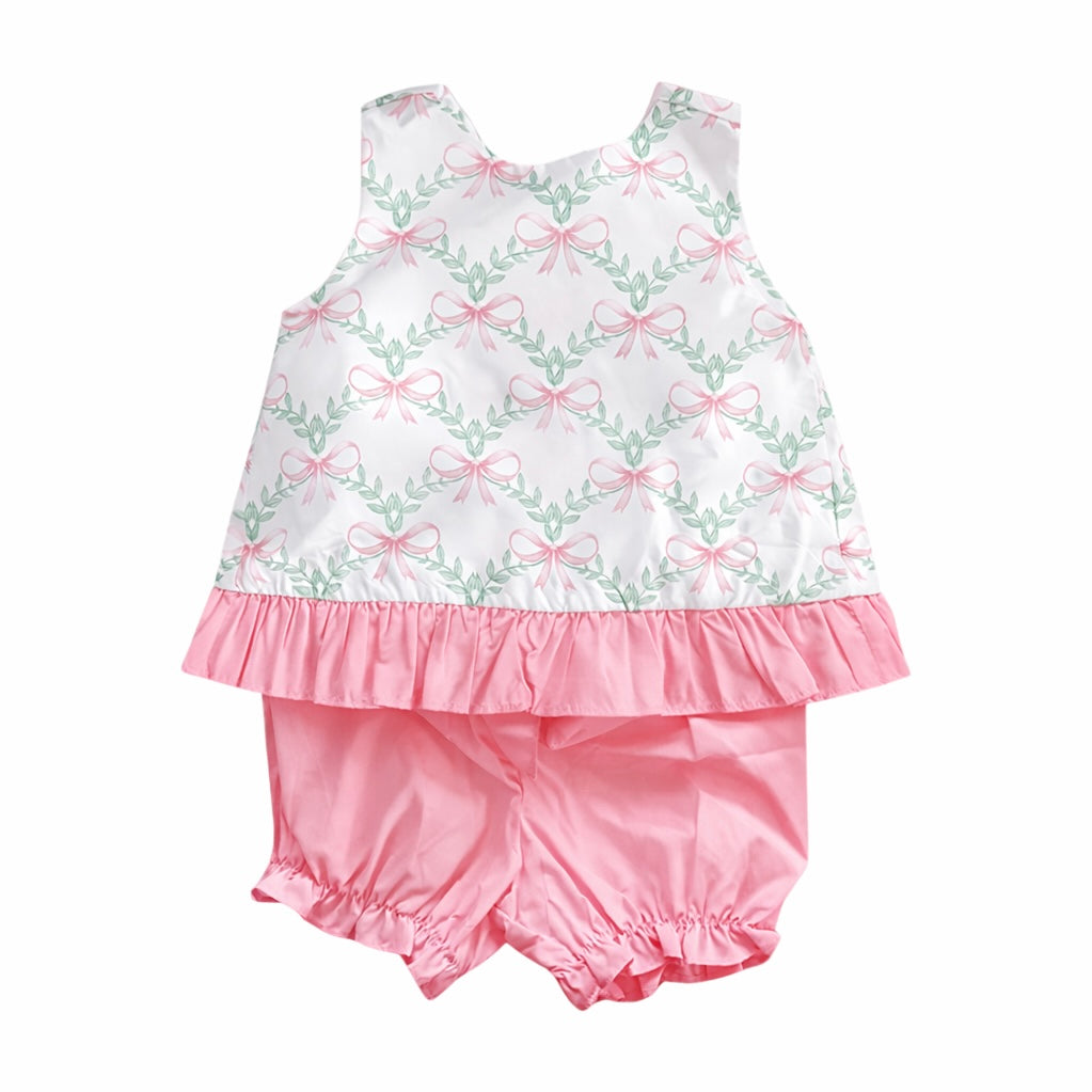 Bow Floral Swing Set