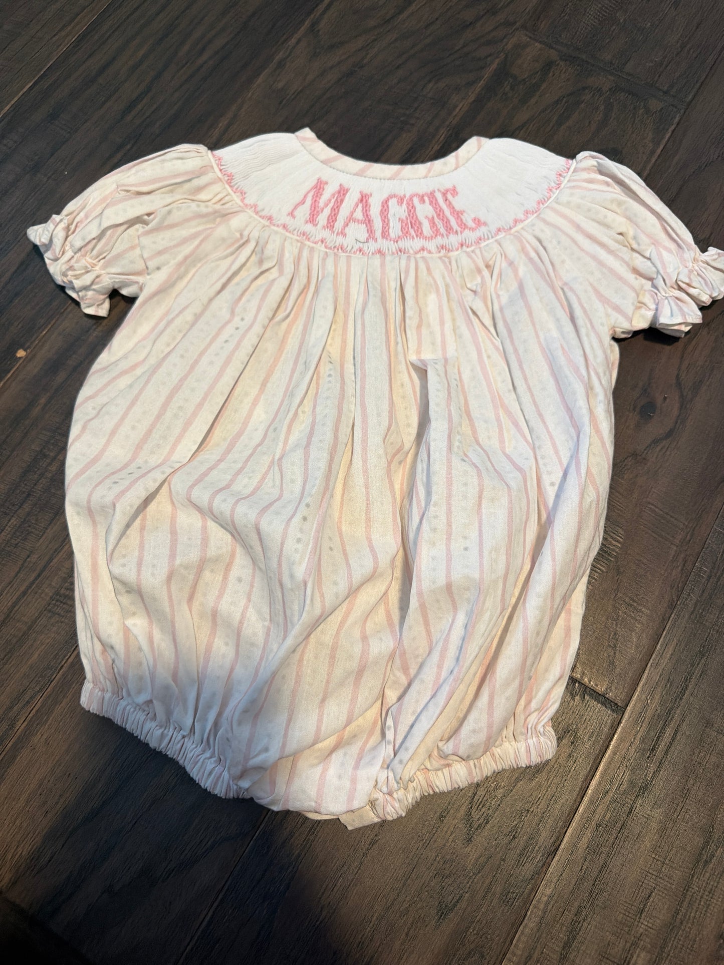 Maggie Pink Stripe Bubble