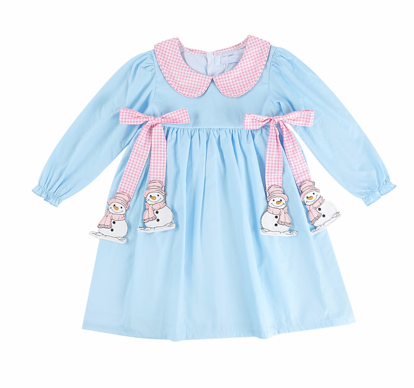 Sample Snowman Hang Tag Dress