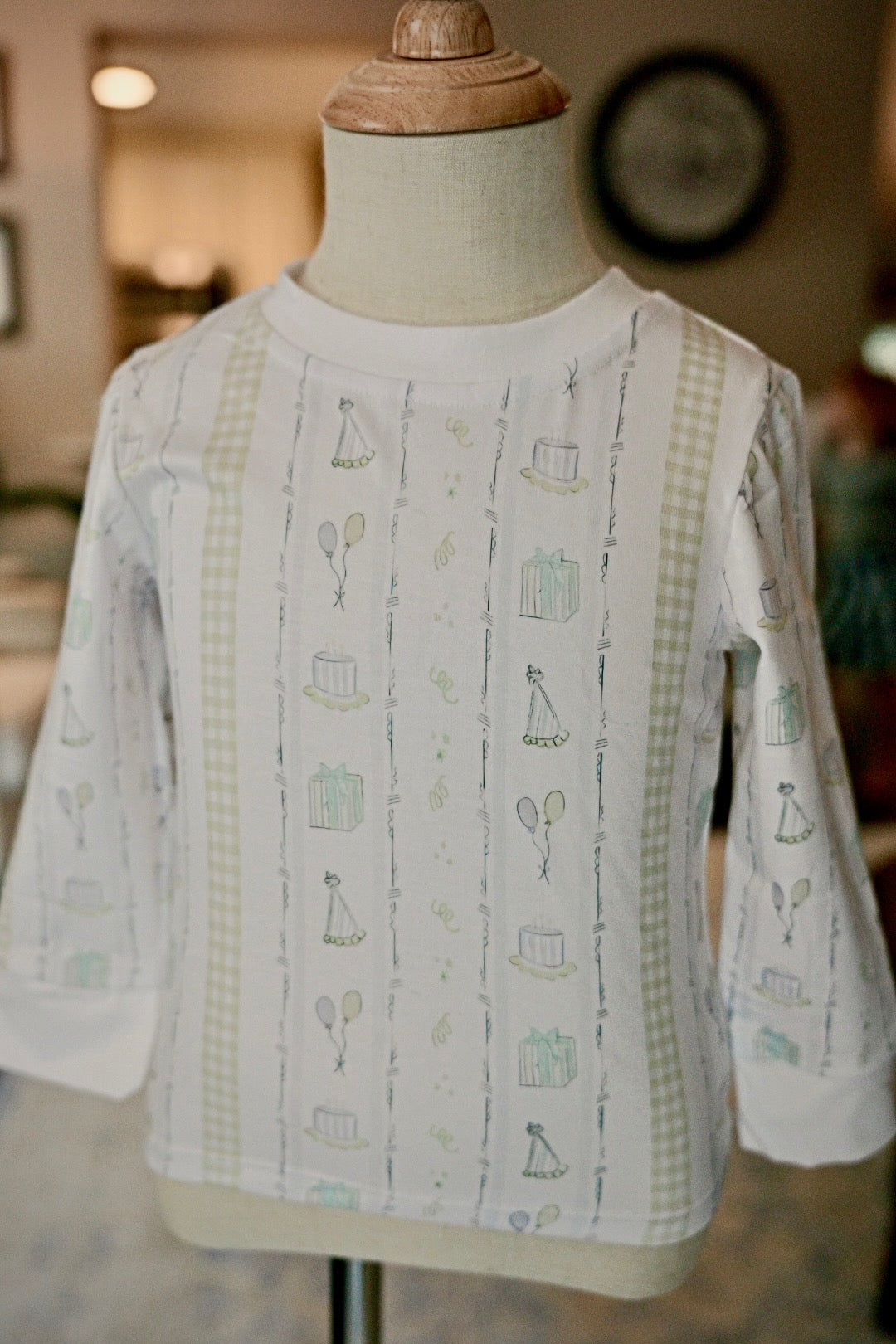 Preorder boy birthday pajamas (mid october ship)