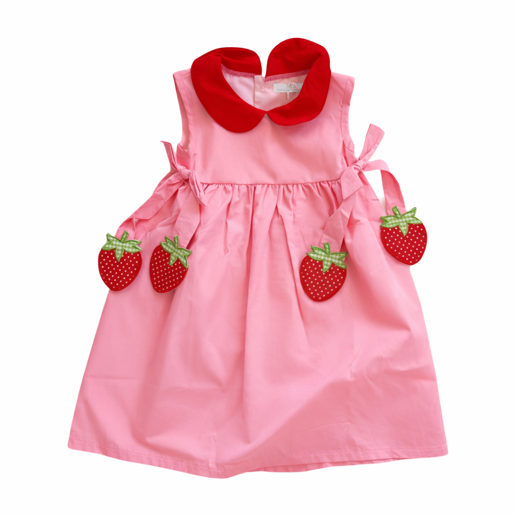 Strawberry Side Tag Dress