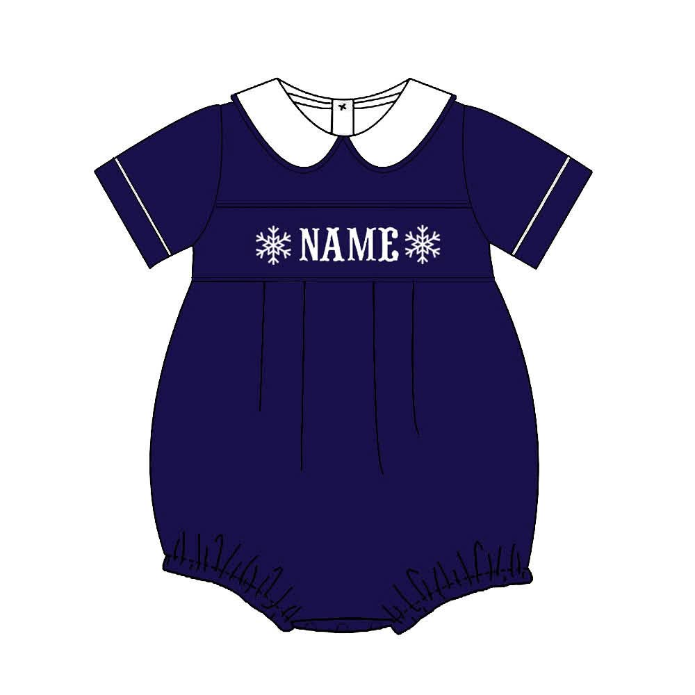 PO35-Custom Name Winter Wonderland Boy Bubble