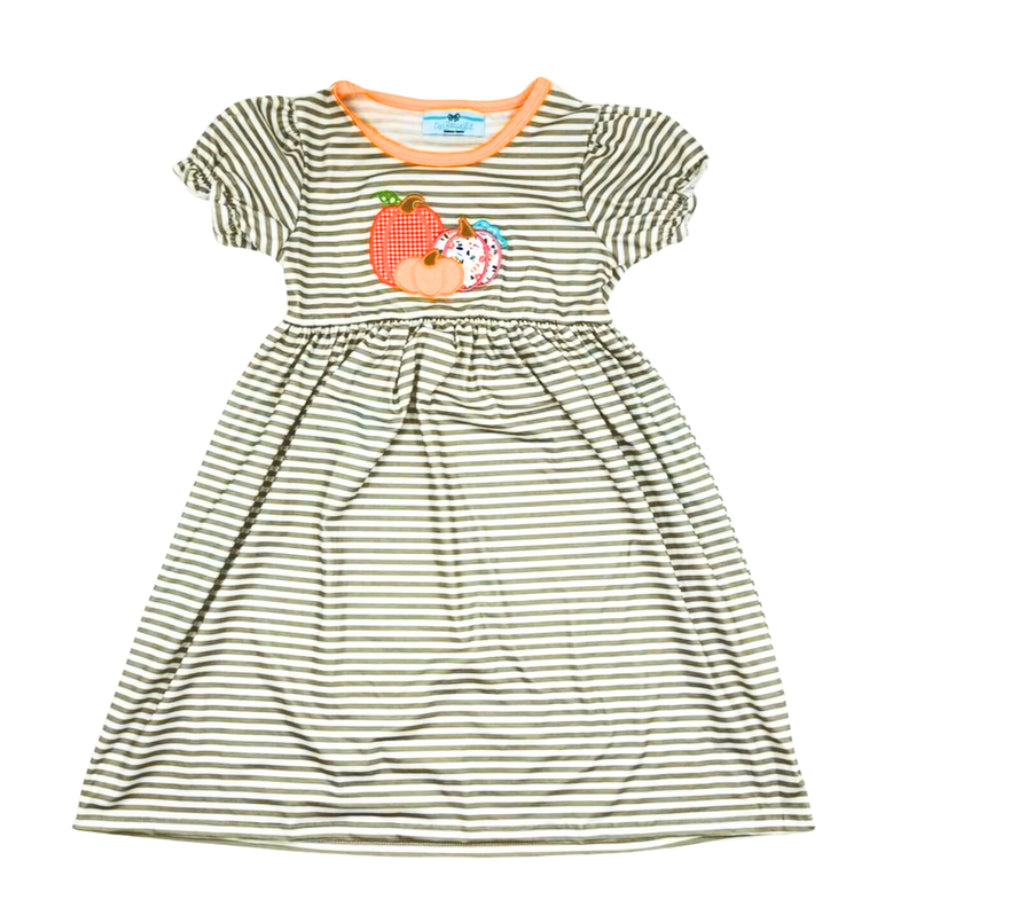 Gray Pumpkin Knit Dress