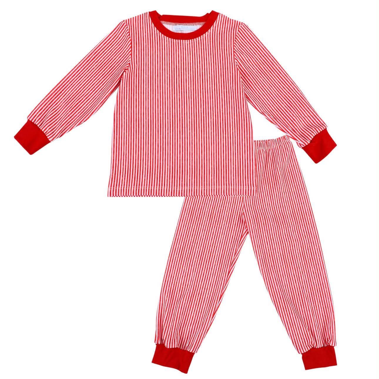 PO27-Candy Cane Lane Stripe Boy Lounge Set