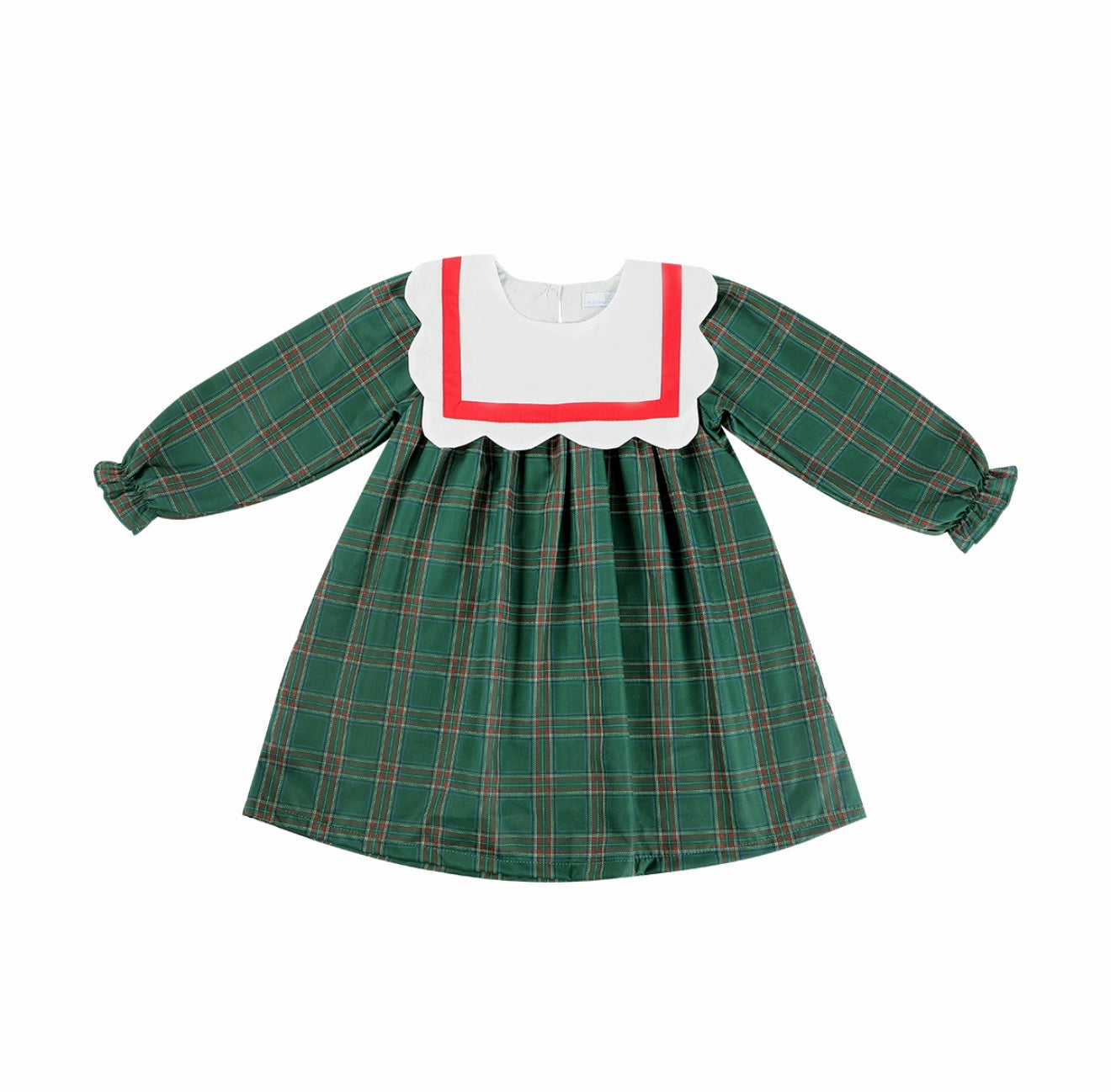 Sample Christmas Blank Tartan Girl Dress