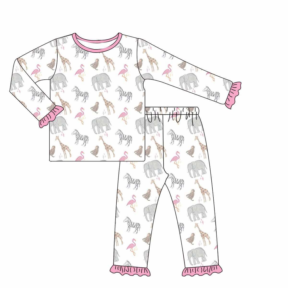 Preorder Zoo Animal Girl Pajamas