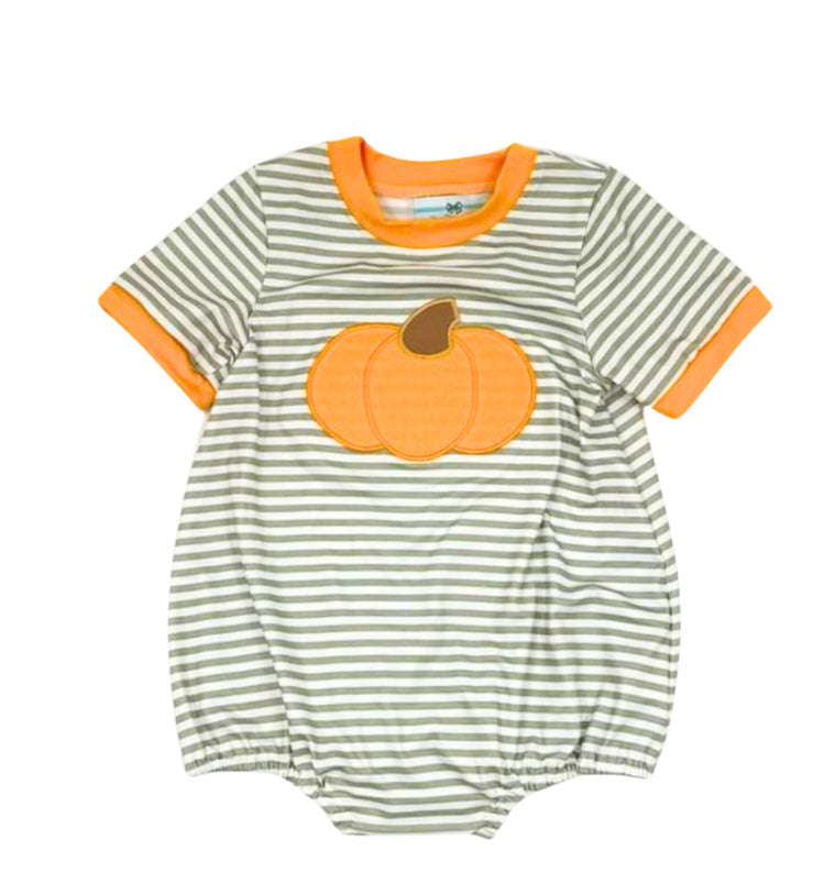 Gray Pumpkin Boy Bubble