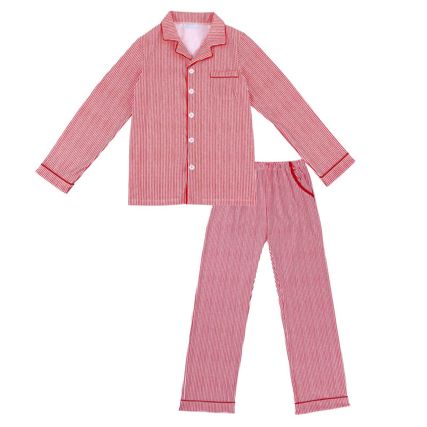 PO27-Candy Cane Lane Stripe Men's Pajamas