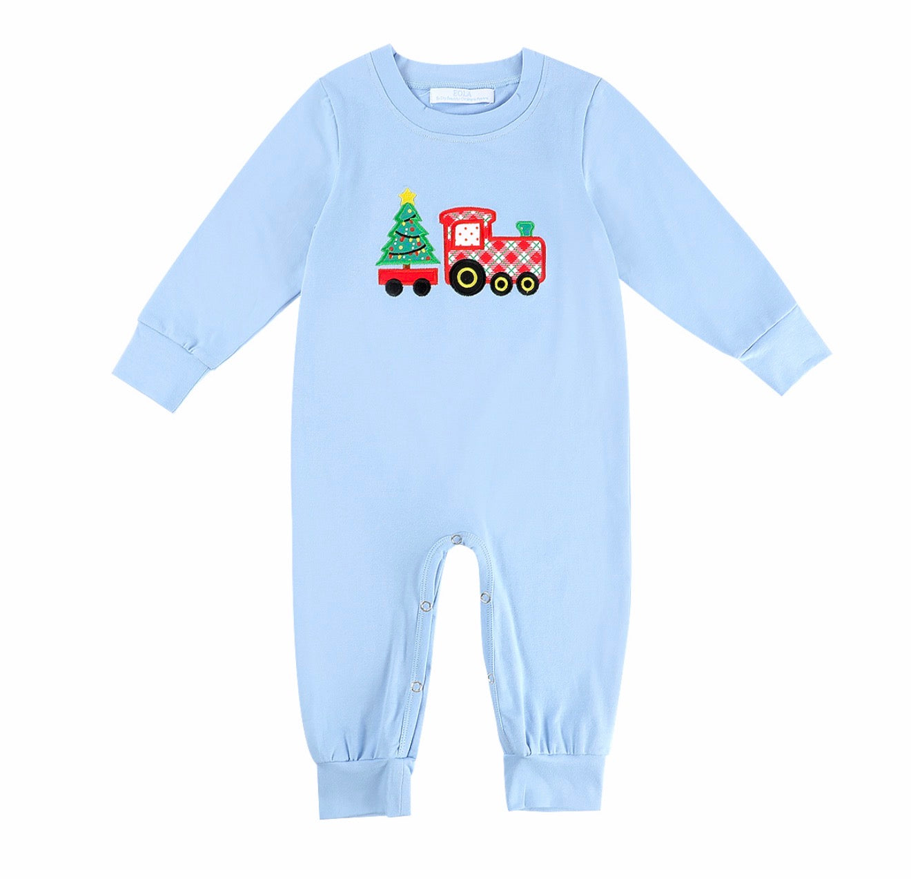 Sample Christmas Train Romper