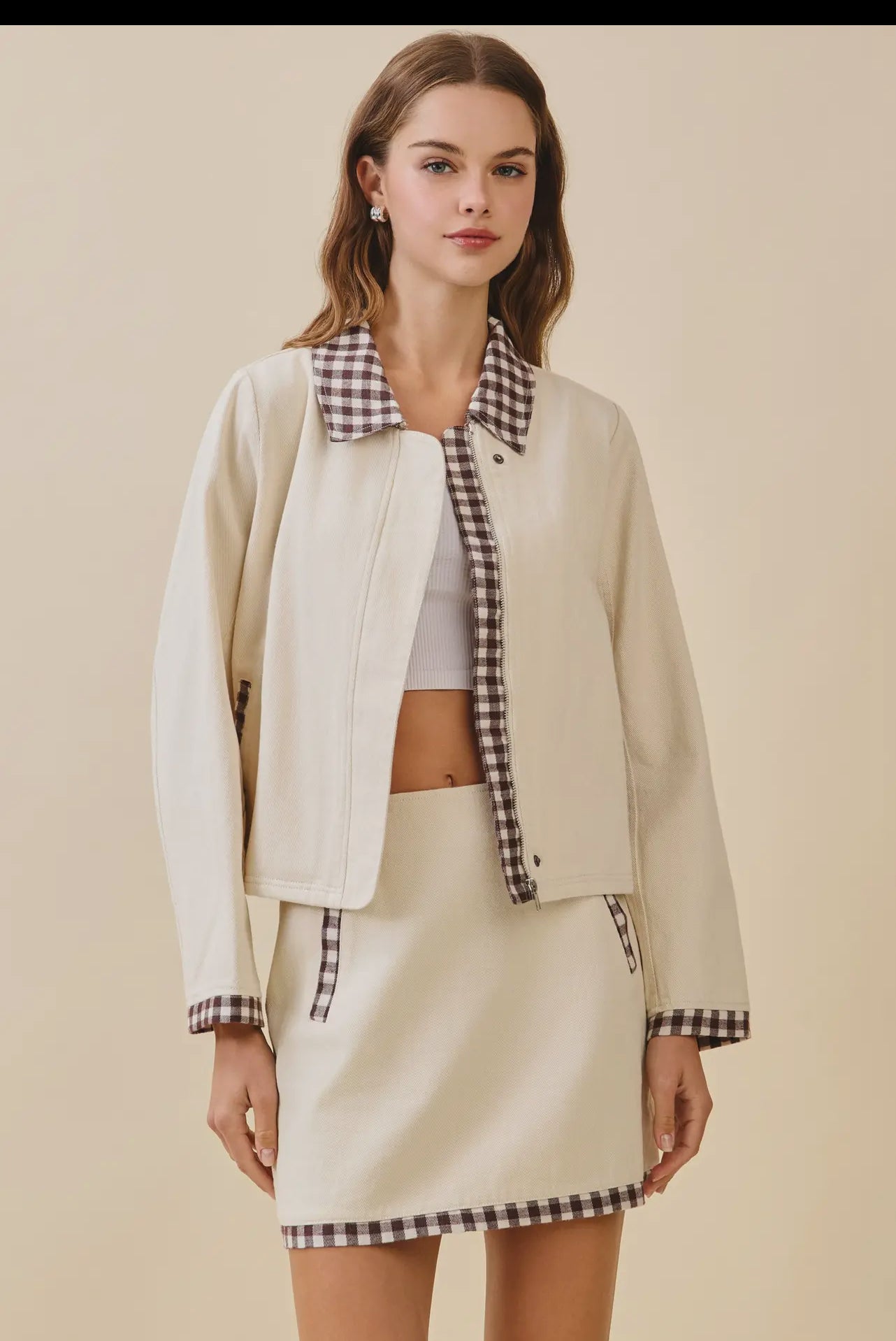 Gingham Jacket