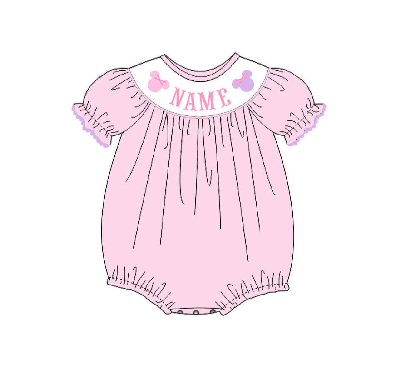 PO55-Custom Mouse Girl Bubble