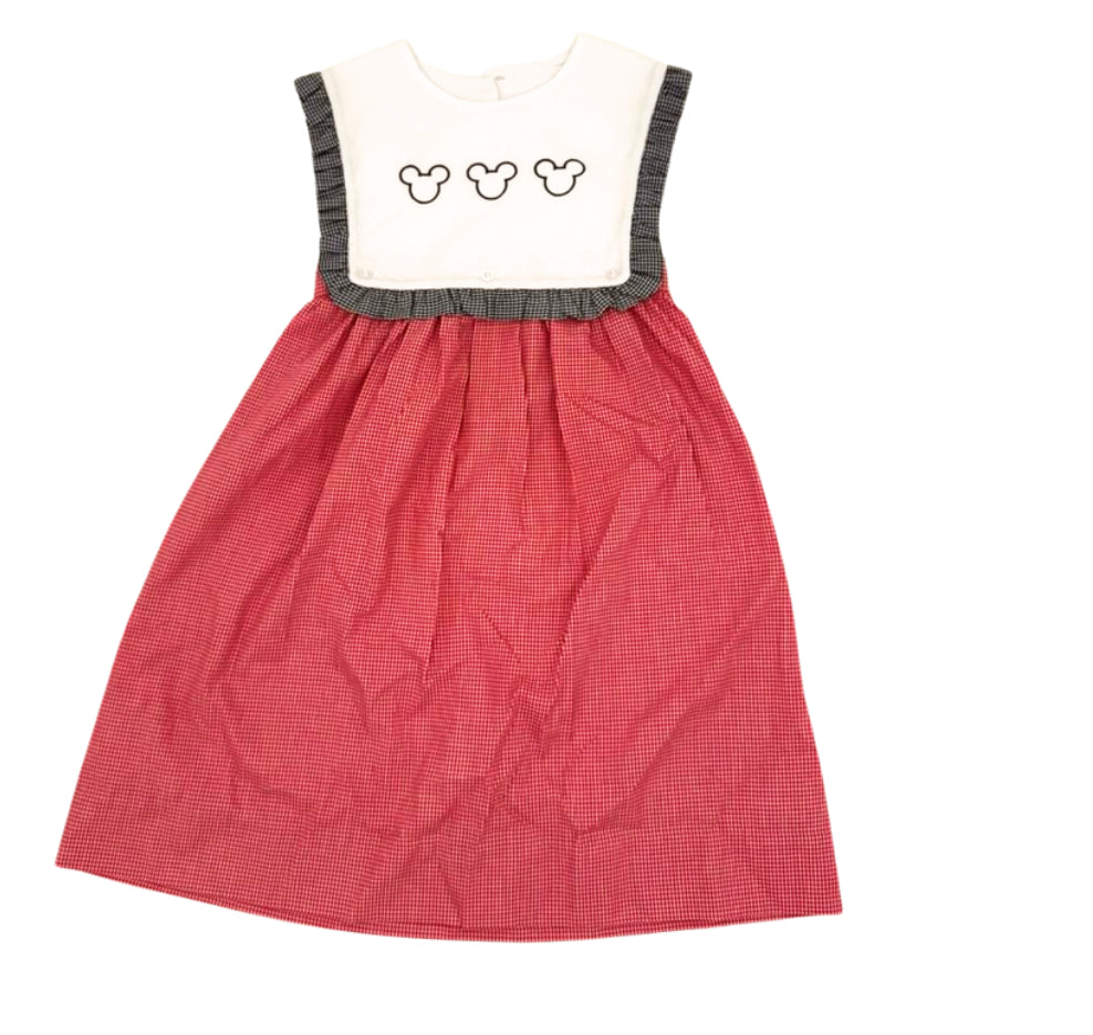 Mouse Girl Dress Embroidery