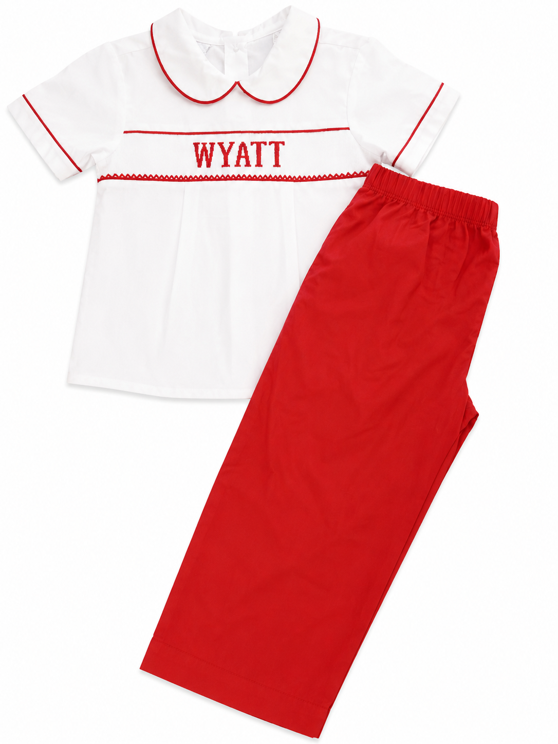 Wyatt Custom Red Pant Set