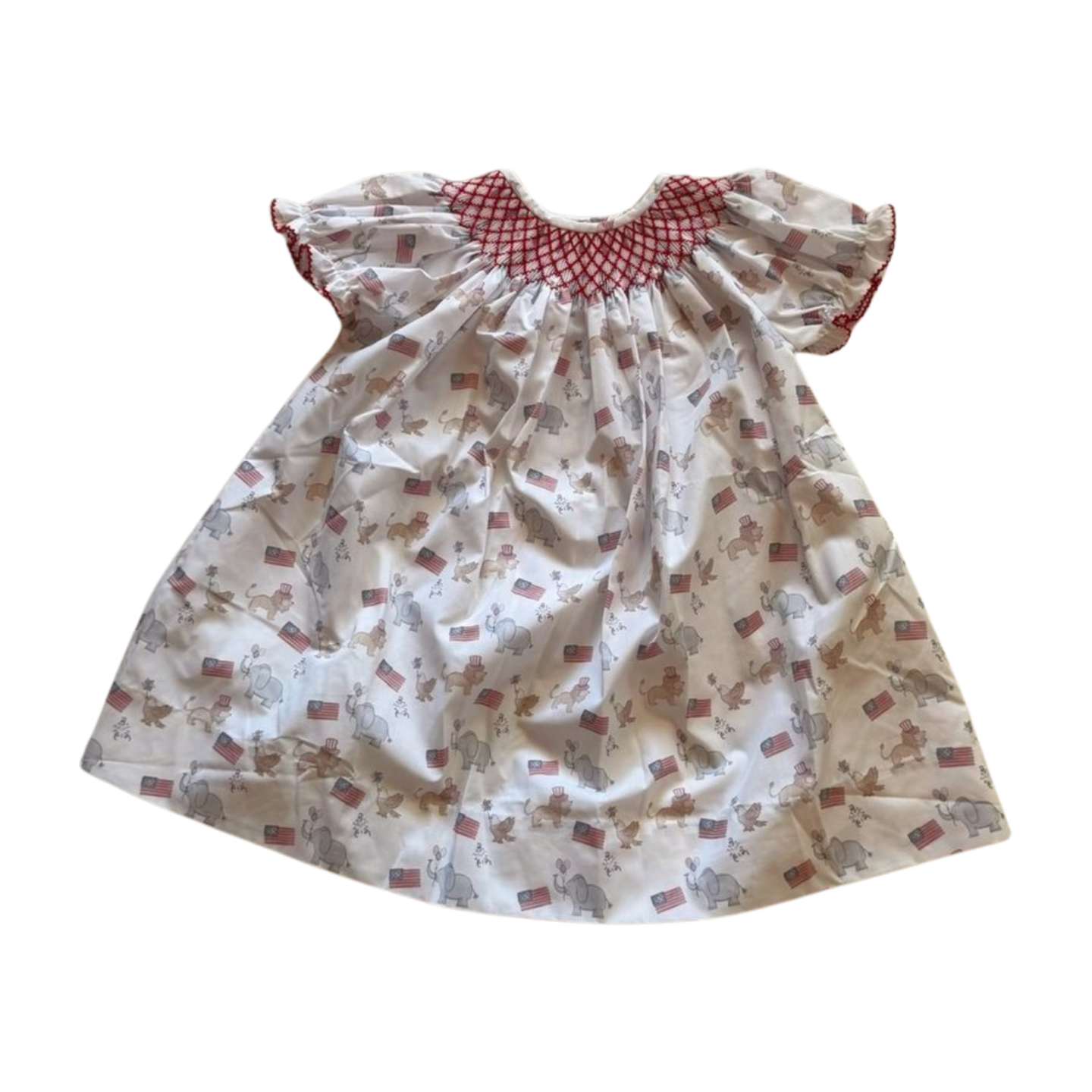 *Smocked Patriotic Dress