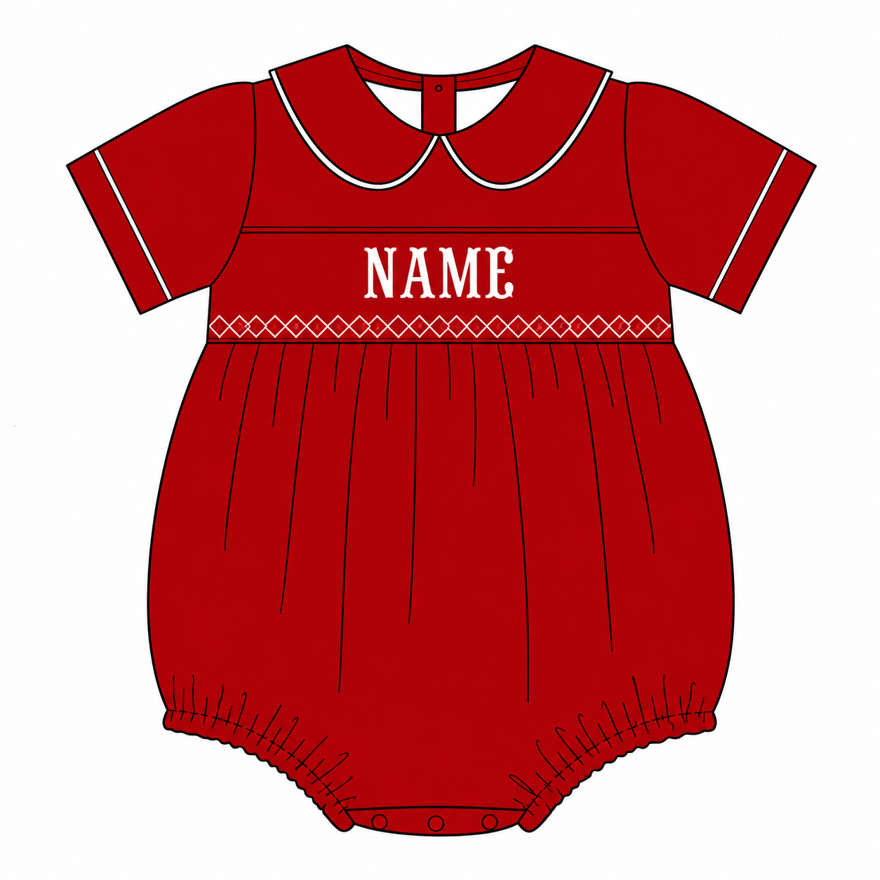 PO36-Custom Holiday Heirloom Smock Boy Bubble