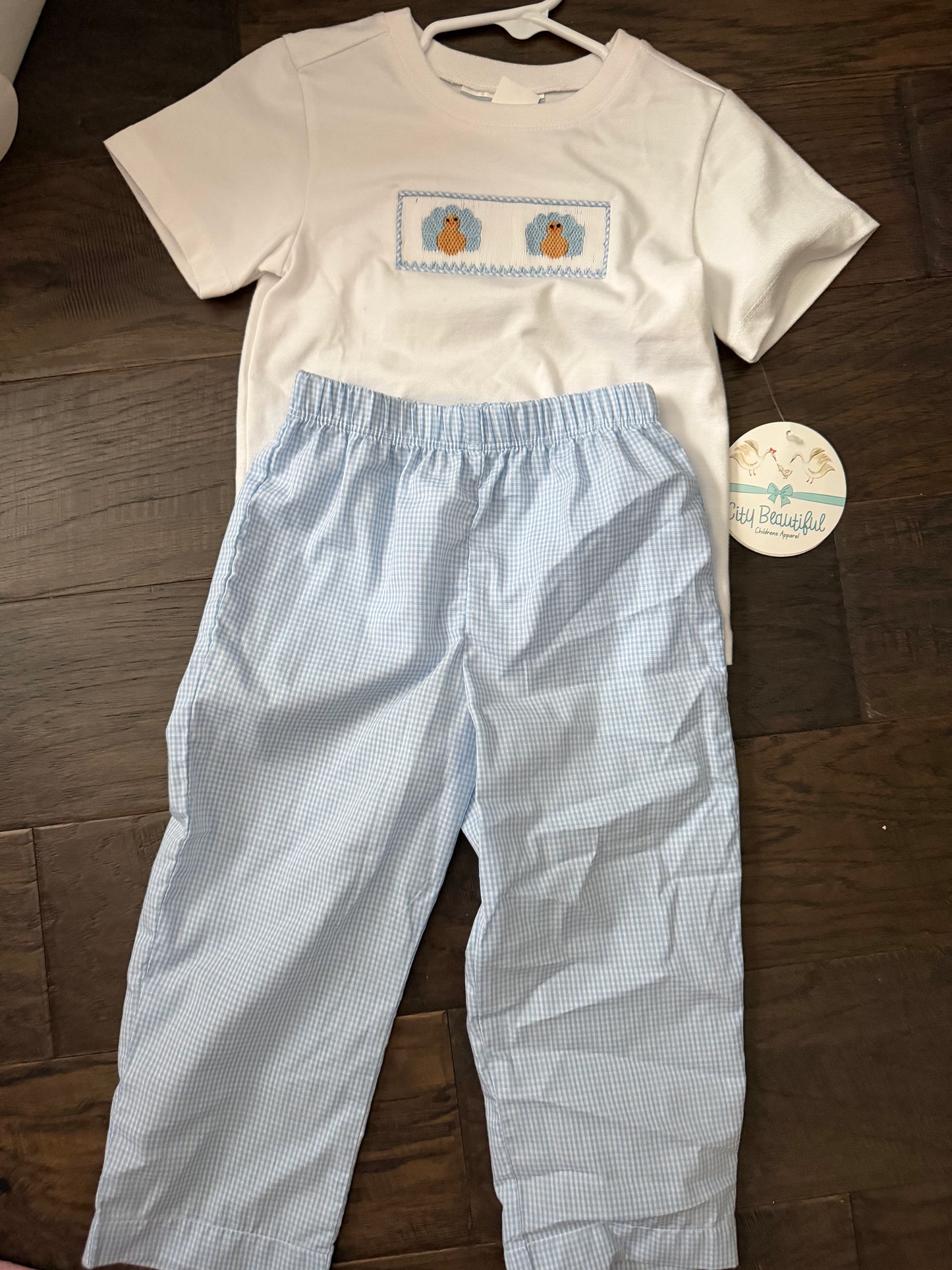 Sample Turkey Smock Pant Set