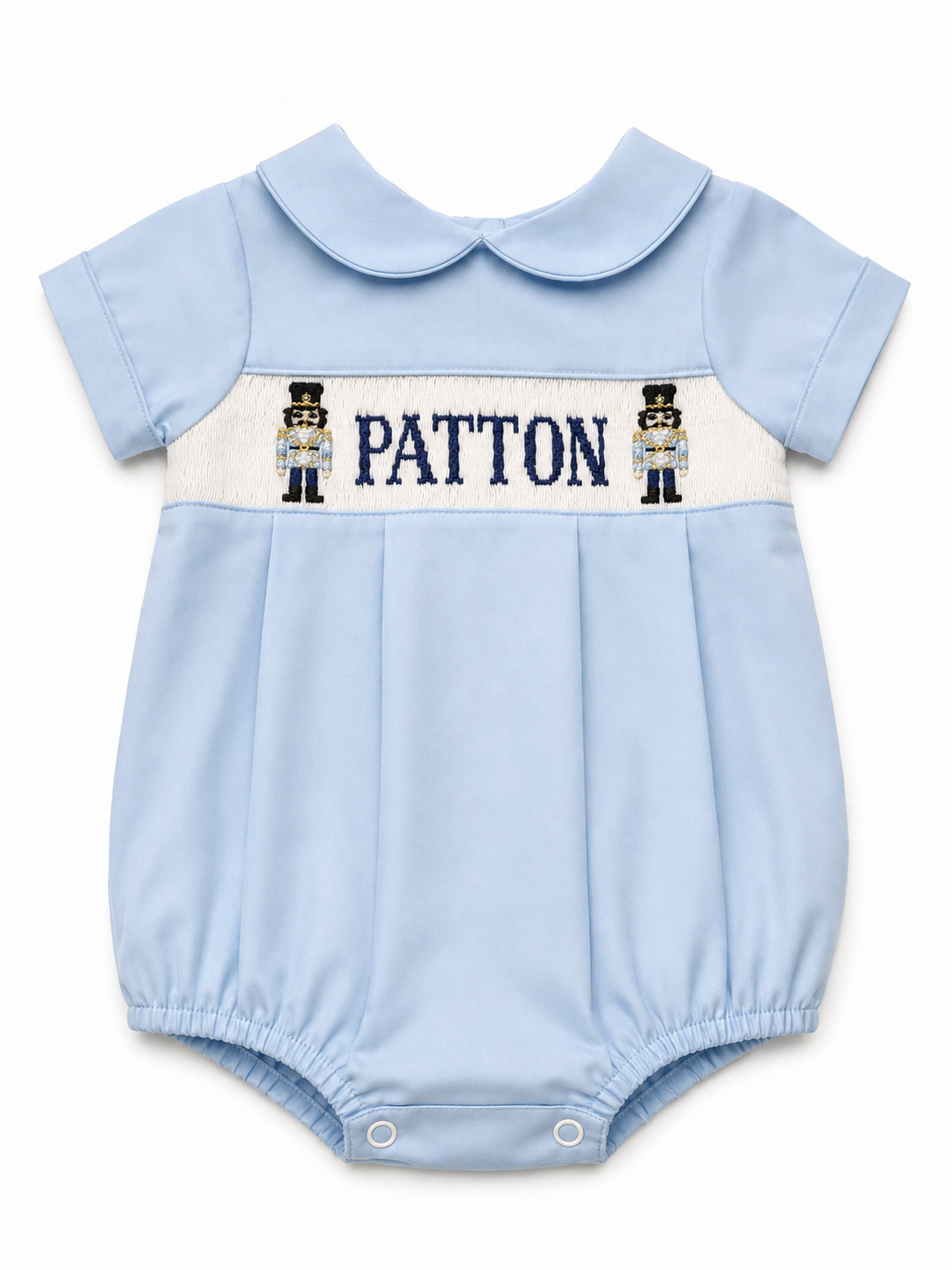 PO34- Custom Nutcracker Name Smock Boy Bubble