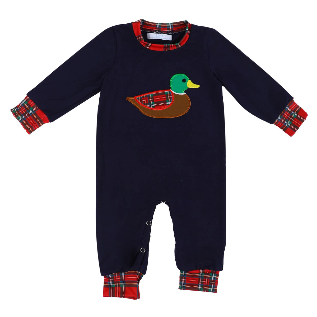 PO-47 Mallard Holiday Boy Long Romper