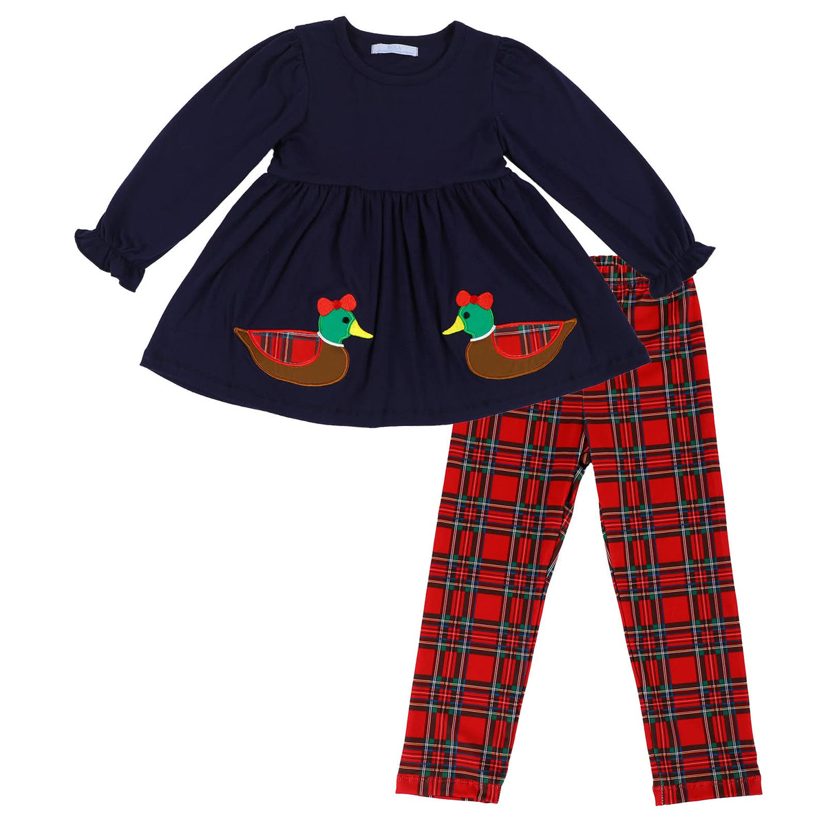 PO-47 Mallard Holiday Girl Legging Set