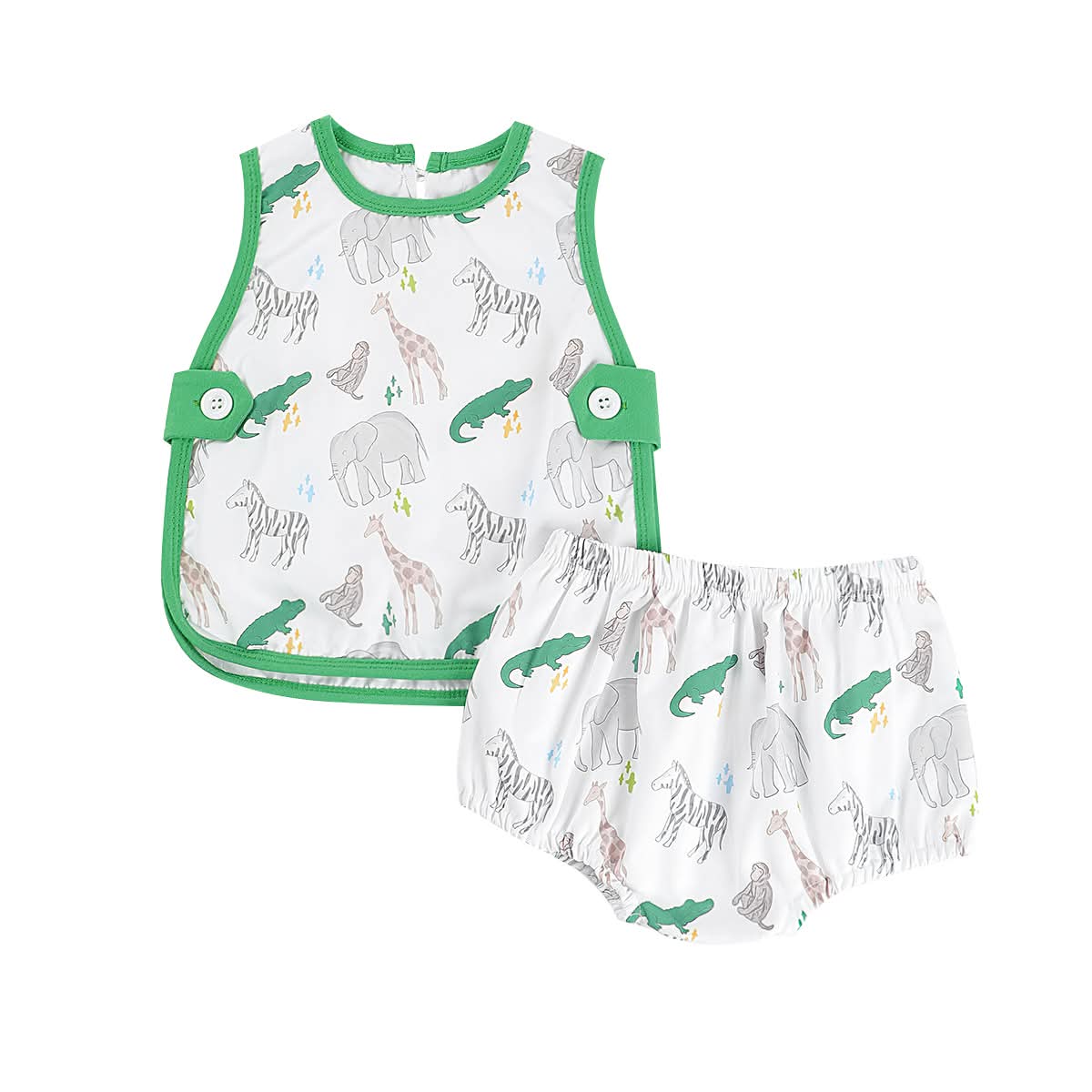 Zoo Animal Boy Diaper Set (Ships Now)