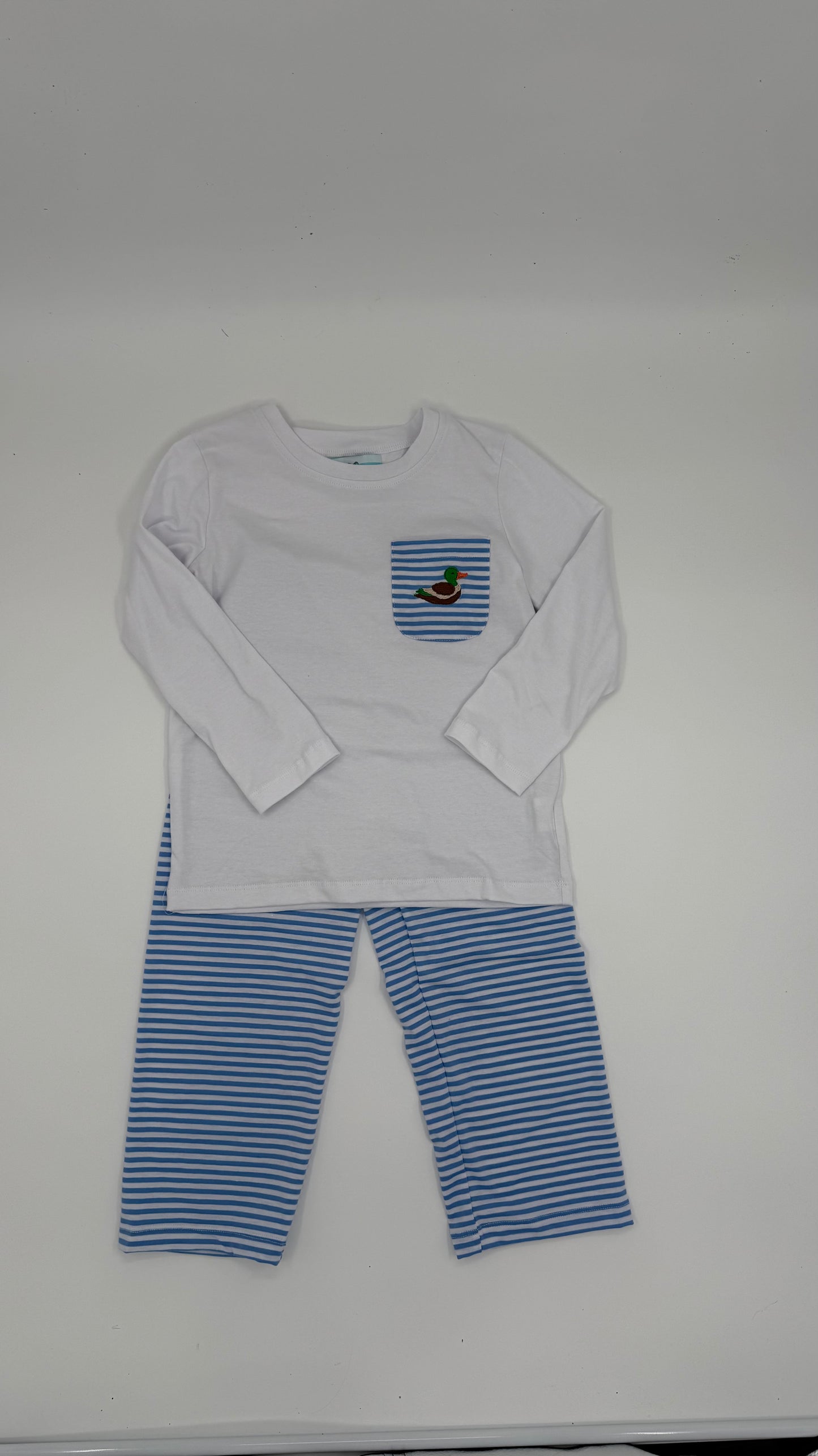 Mallard Applique Boy Pant Set