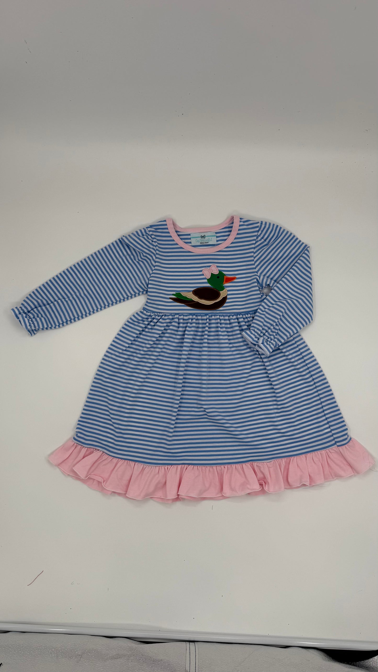 Mallard Girl Applique Dress