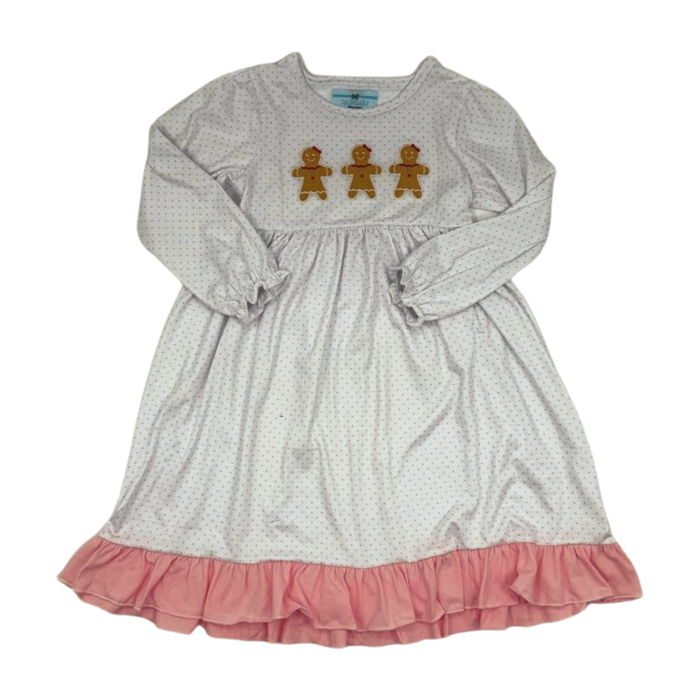 Gingerbread Applique Dress