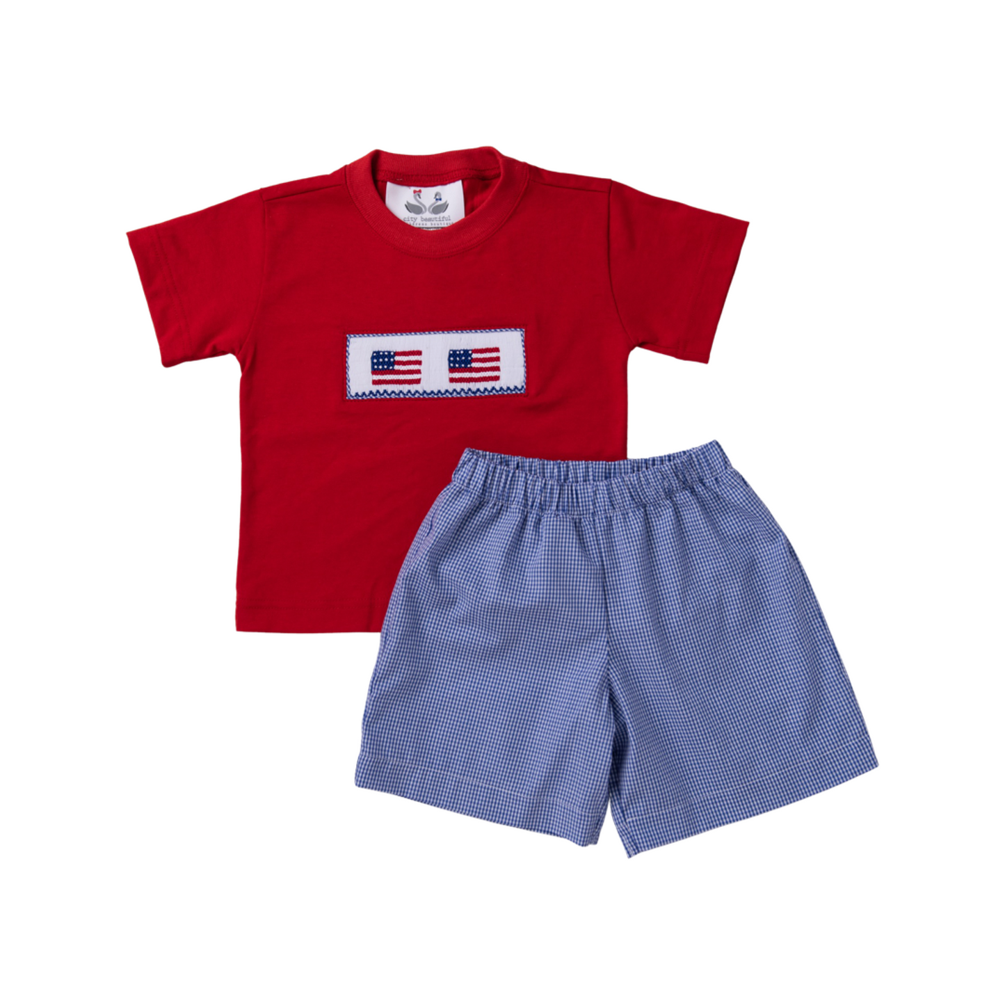 High Flying Flag Red Short Set