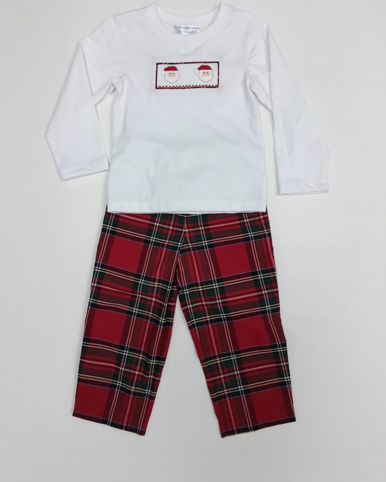Sample Santa Tartan Boy Pant Set