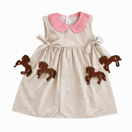 Horse Side Tie Dress