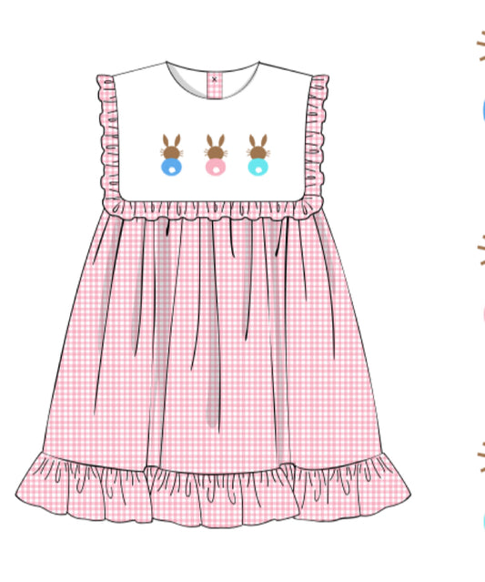 Preorder French Knot Bunny Dress