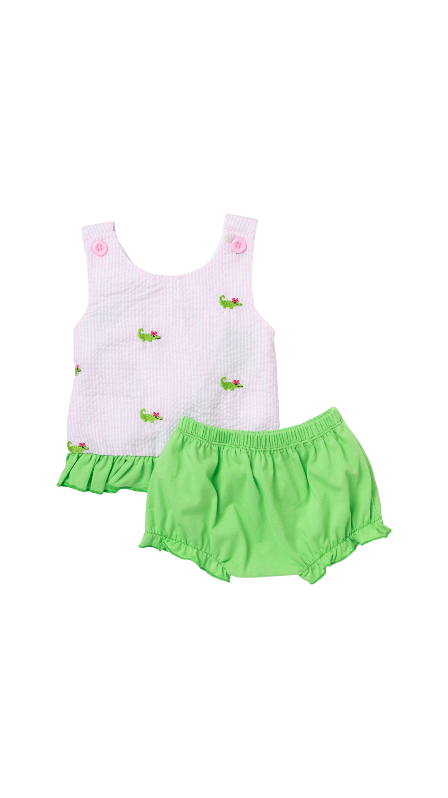 Preorder Mini Alligator Bloomer set