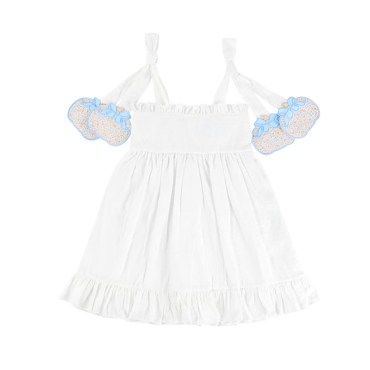Sample White Swissdot Pumpkin Dress
