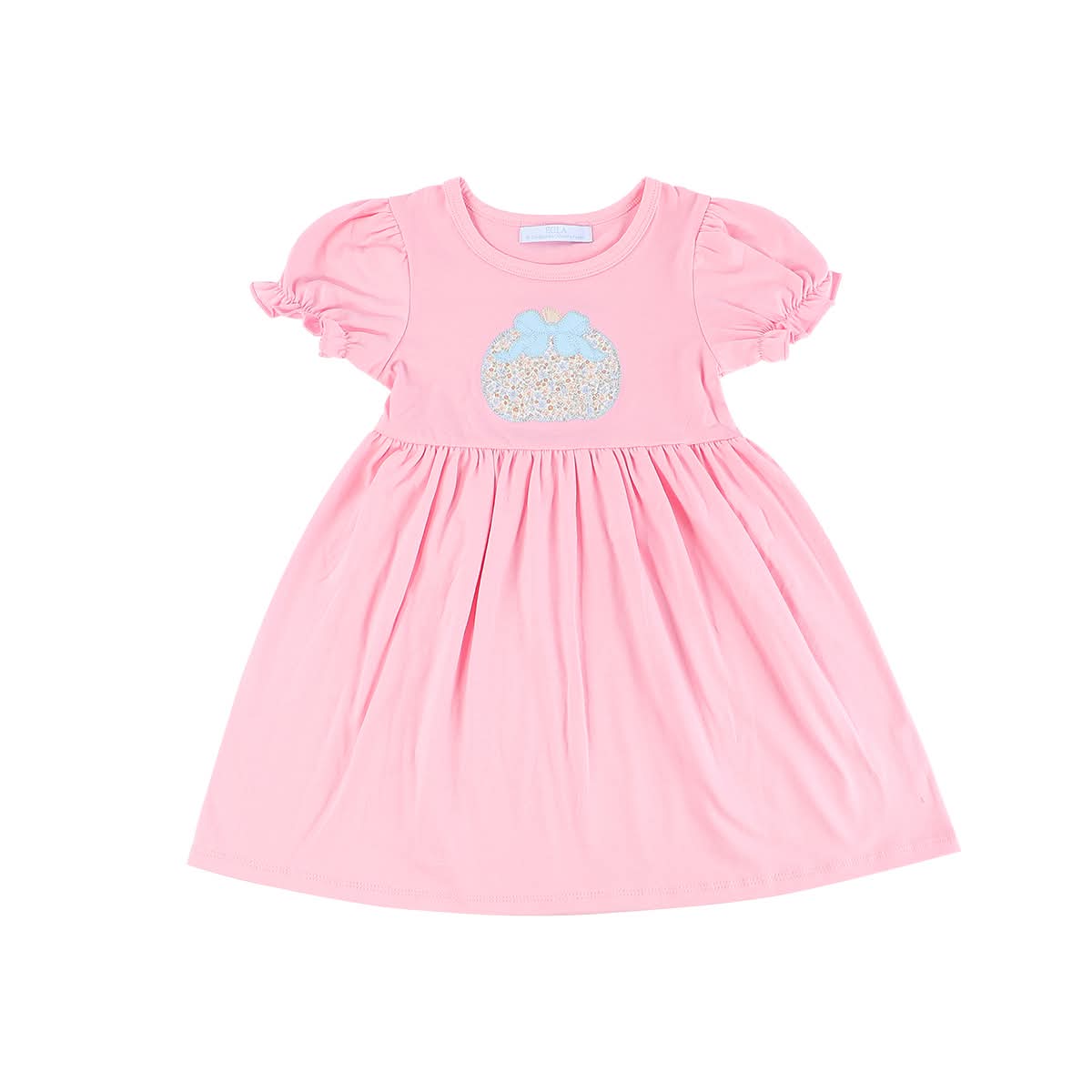 Sample Pink Pumpkin Floral Dress
