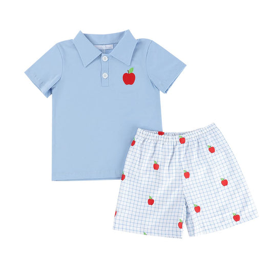 Apple Polo Short Set