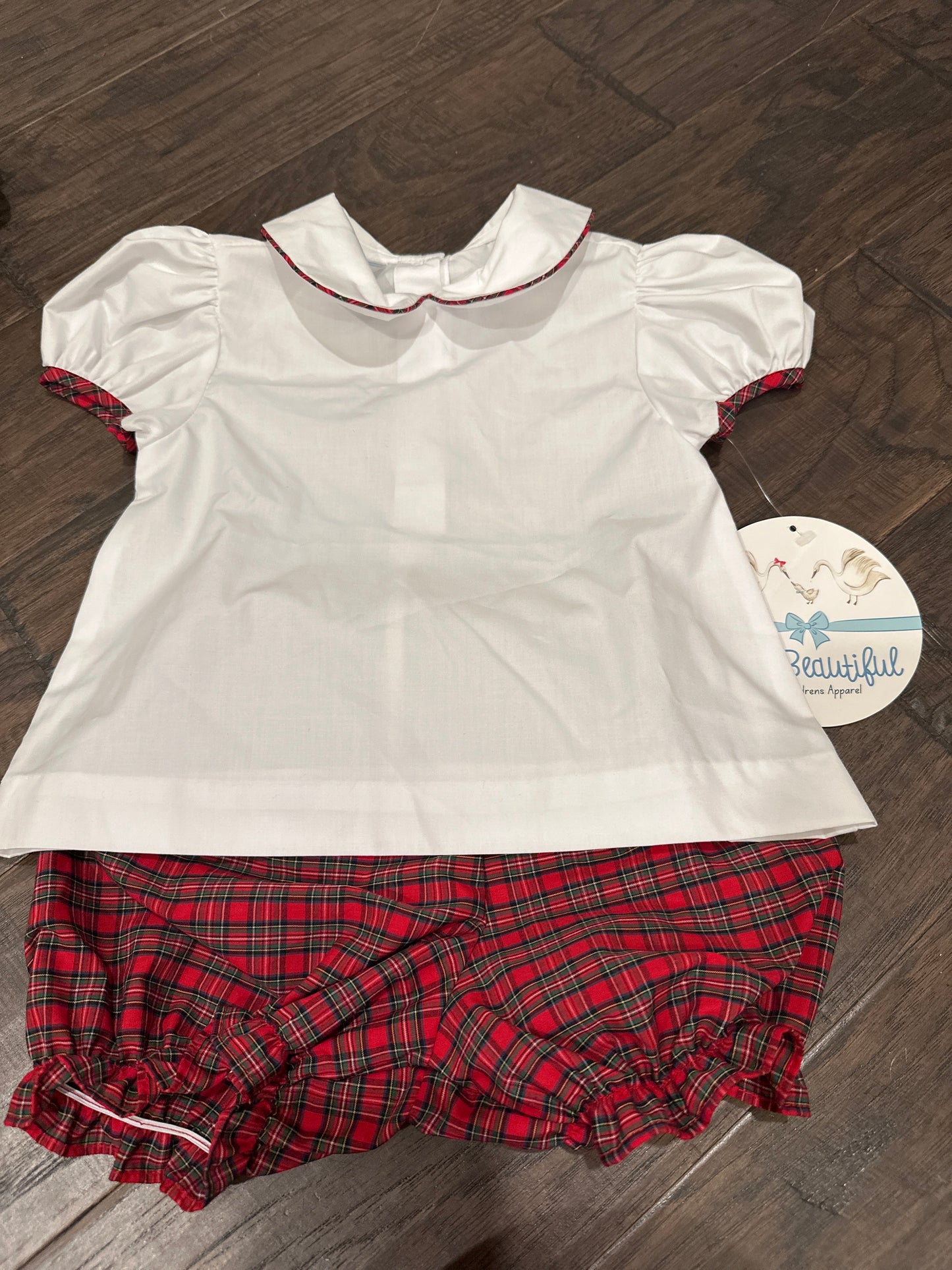 Tartan Bloomer Set