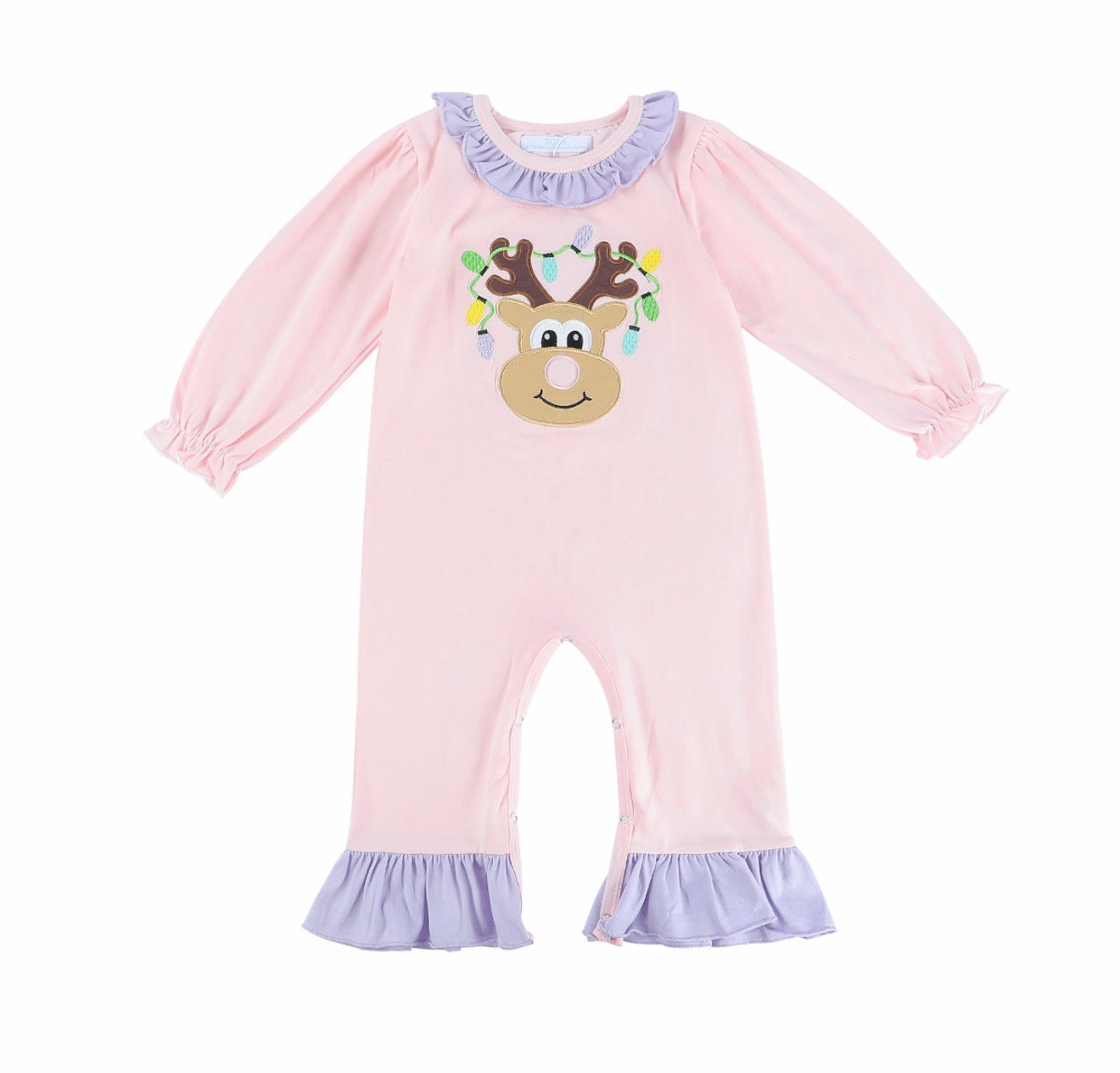 Sample Pastel Reindeer Girl Romper