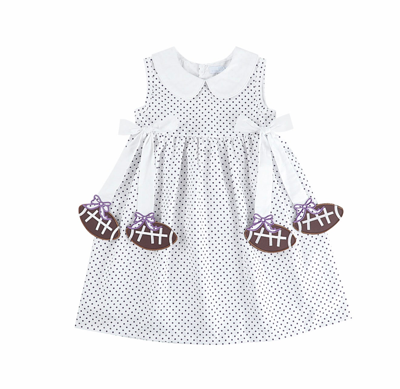 Sample Purple Football Hangtag Dress