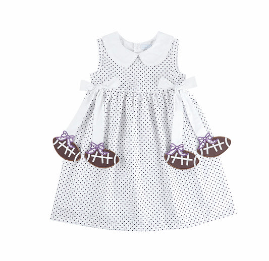 Sample Purple Football Hangtag Dress