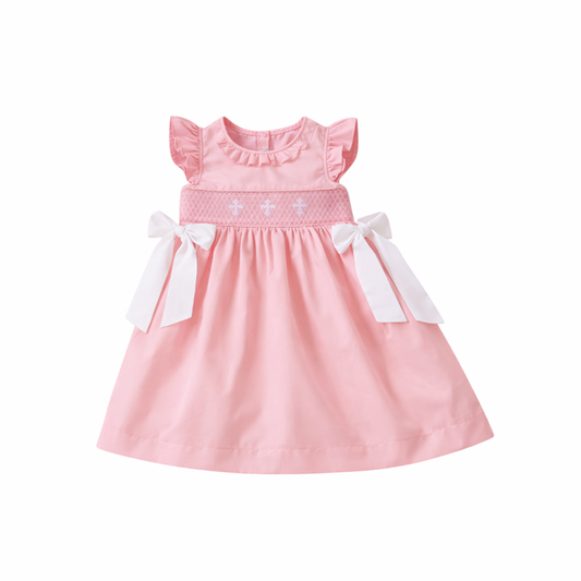 Smocked Cross Girl Bishop