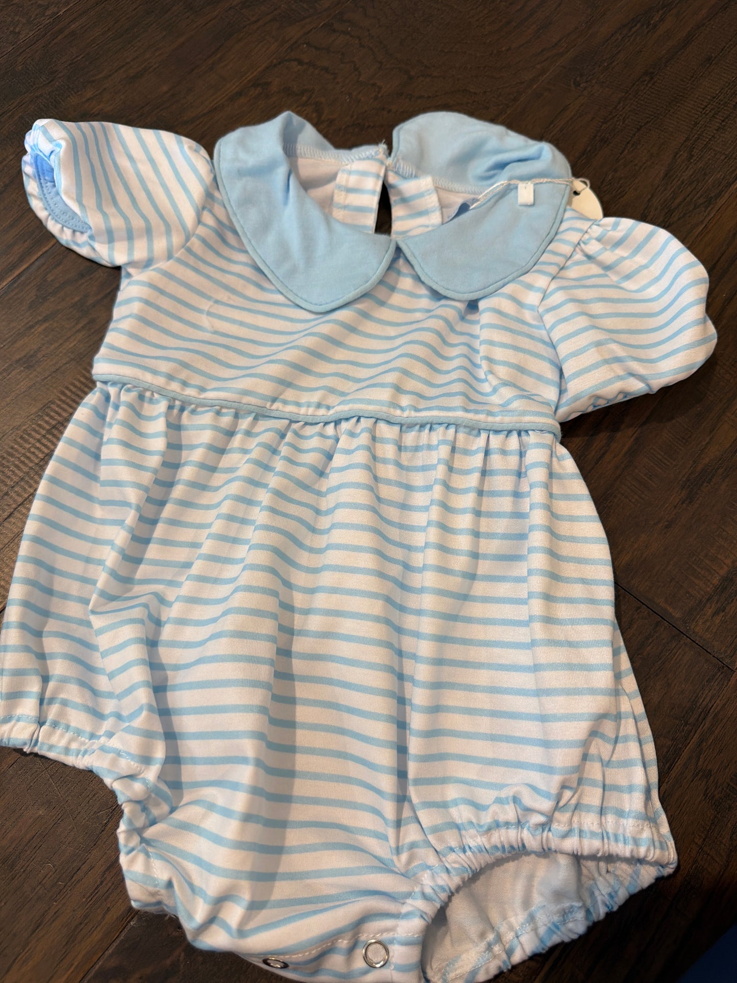 *Light Blue Stripe Bubble