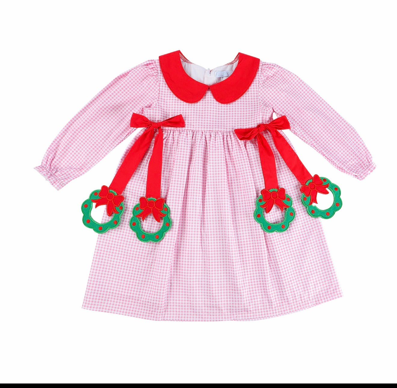 Sample Christmas Wreath Hang Tag Dress