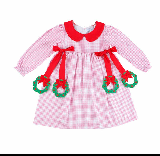 Sample Christmas Wreath Hang Tag Dress